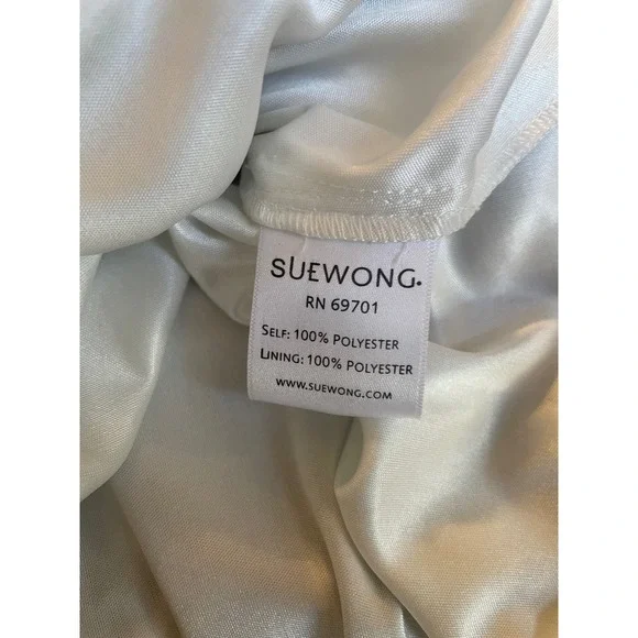 Sue Wong Walt Disney Strapless Black White Cocktail Dress Beaded Lace Size 8 - Picture 9 of 9